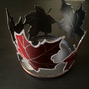 Leaf 3 wick candle holder